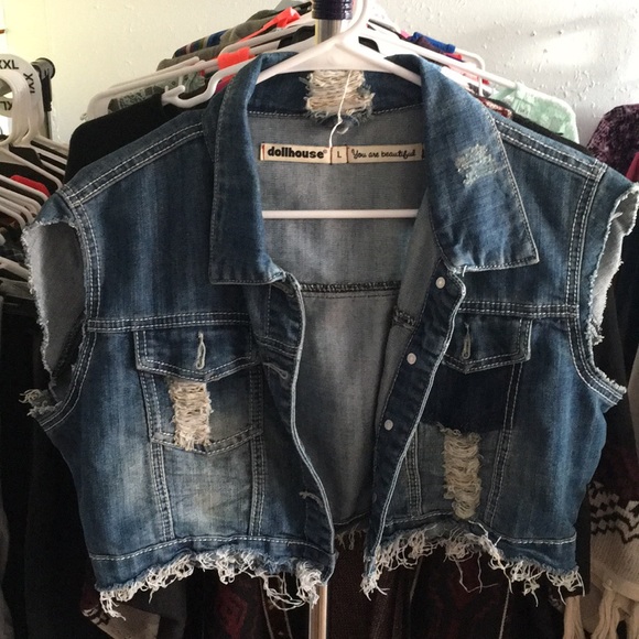 half jacket jeans